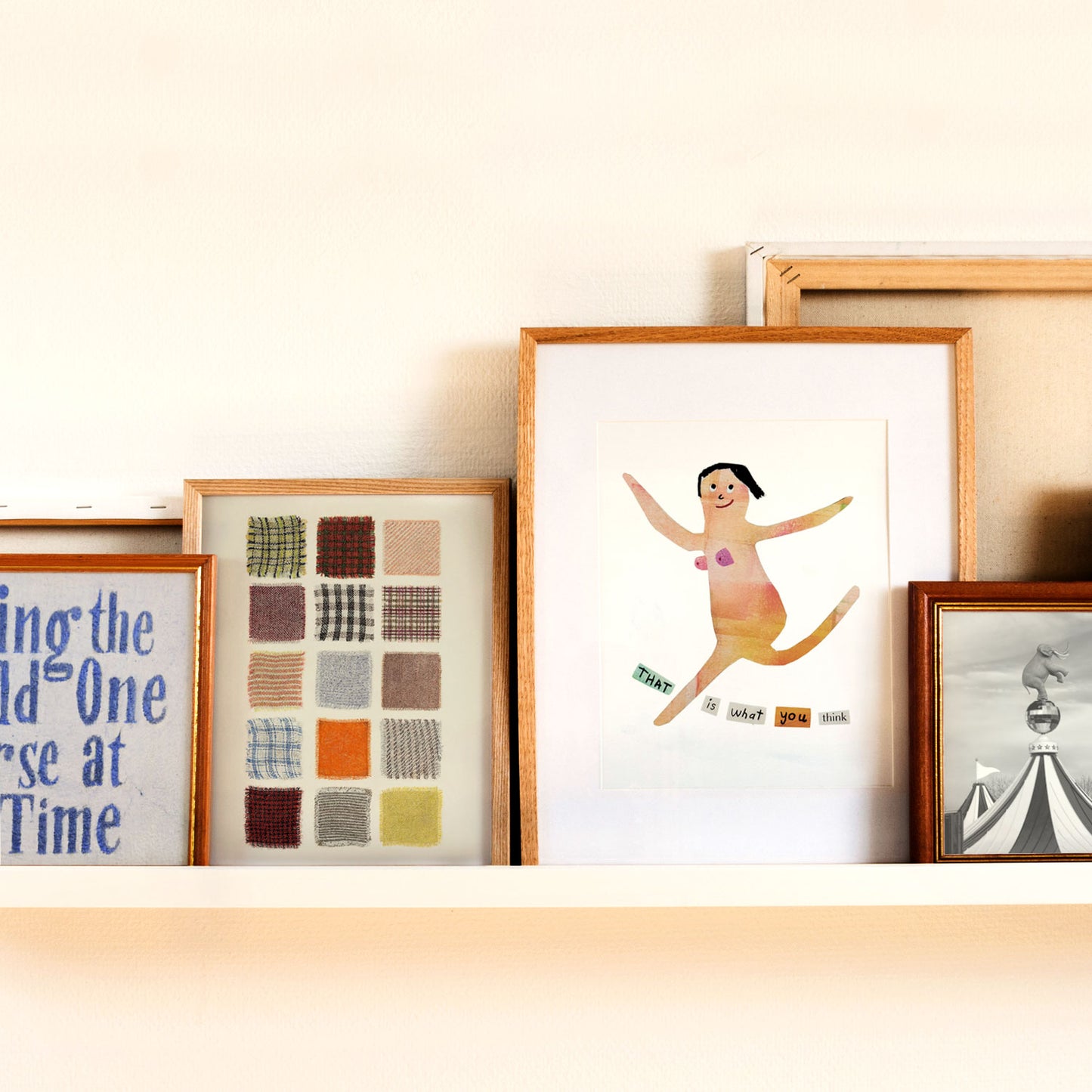 "That's What You Think" Matted Print