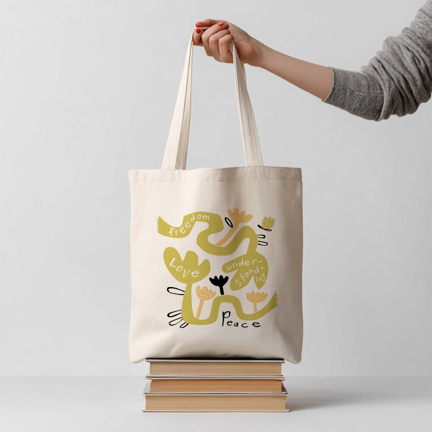 Peace and Love Tote