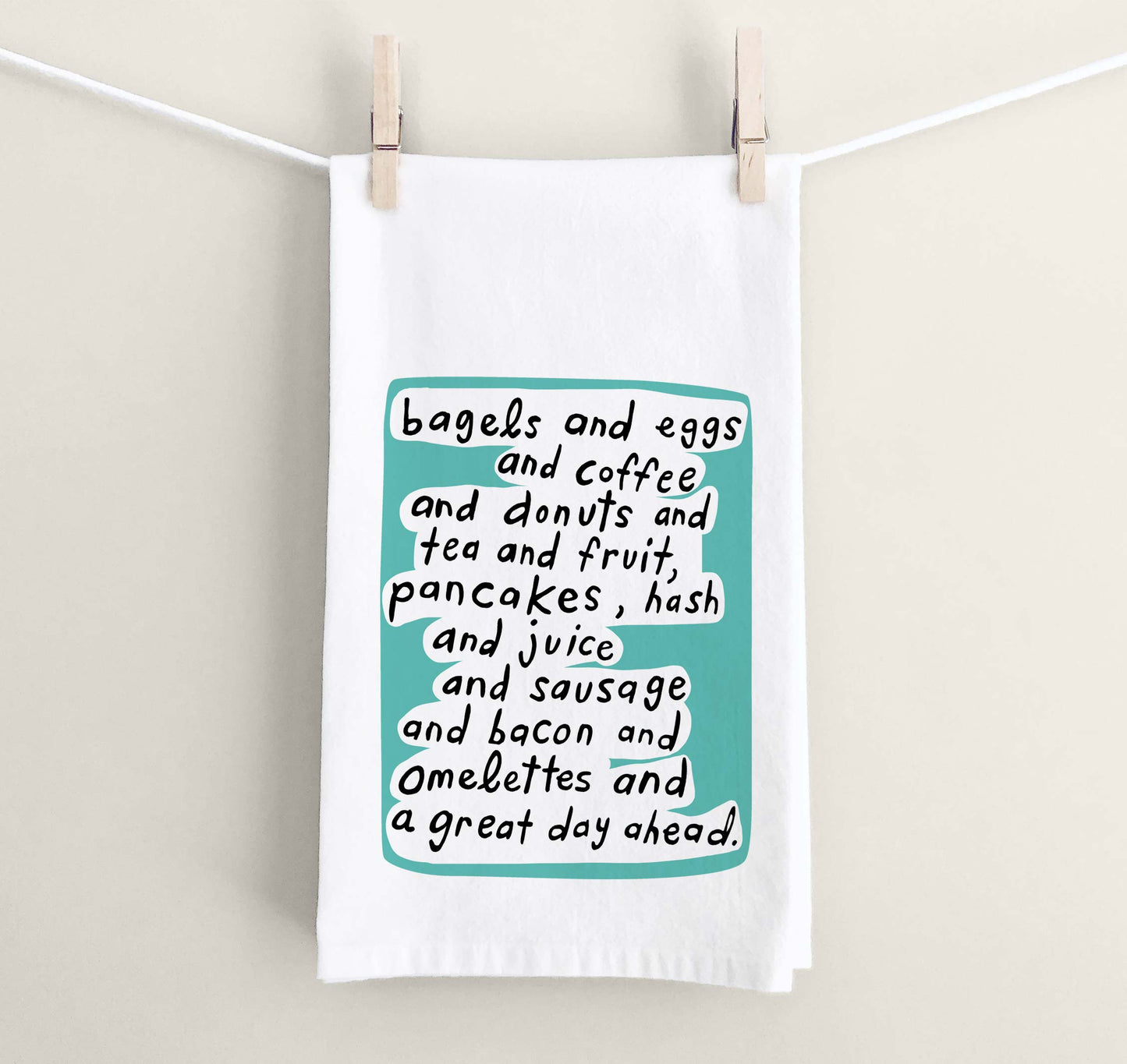 Breakfast Tea Towel
