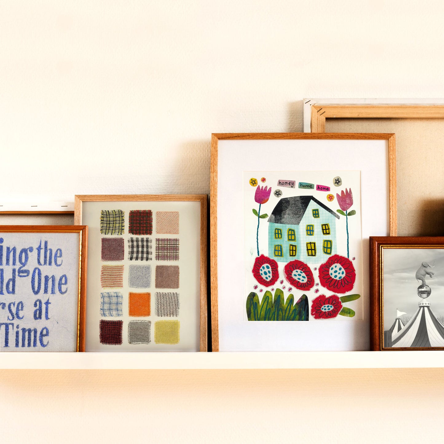 "Homey Home" Matted Print