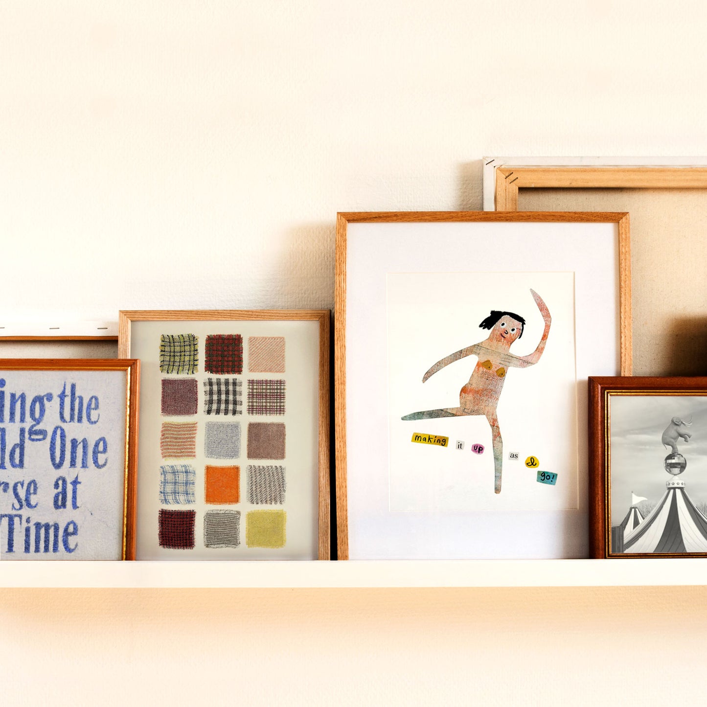 "Making It Up As I Go" Matted Print