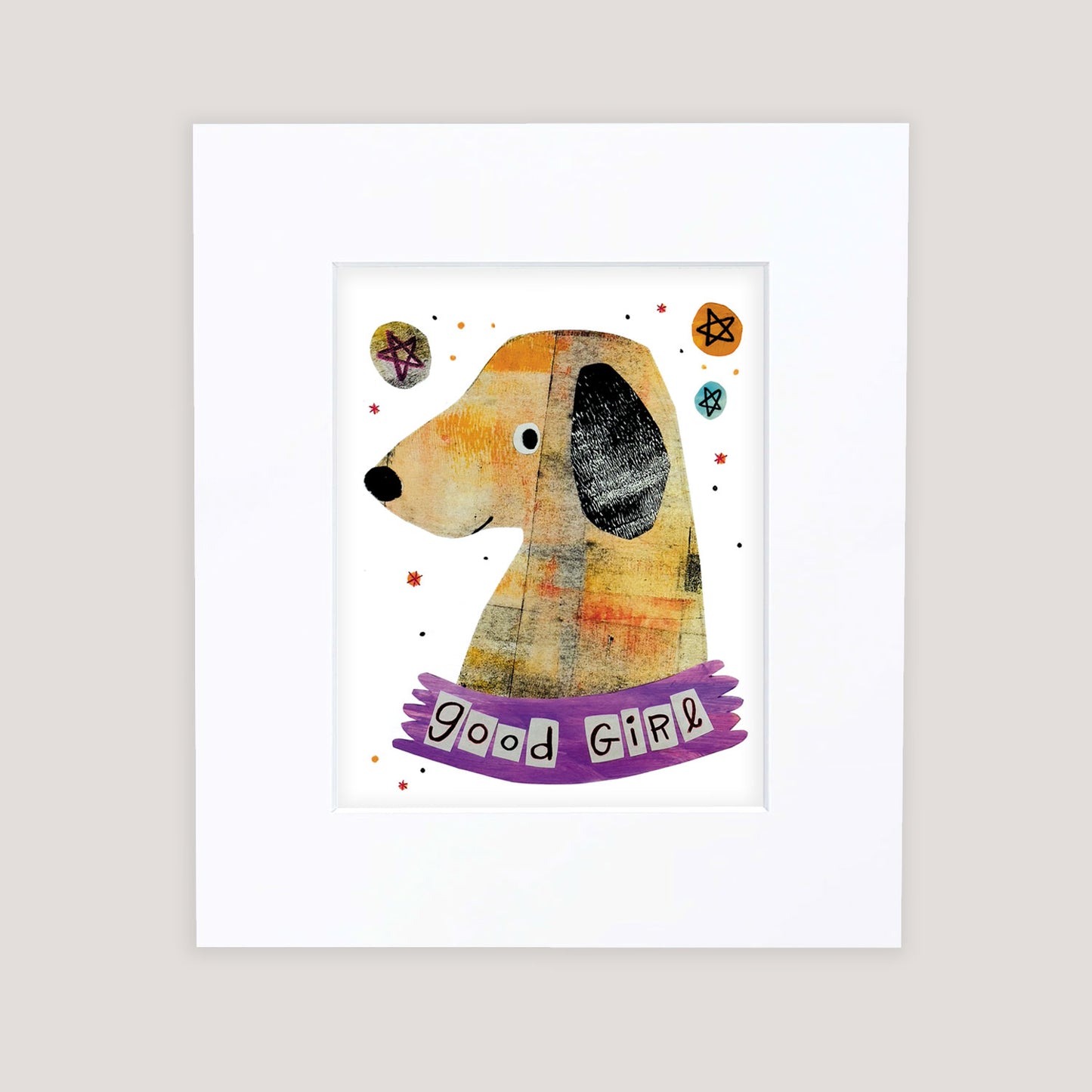 "Good Girl" Matted Print