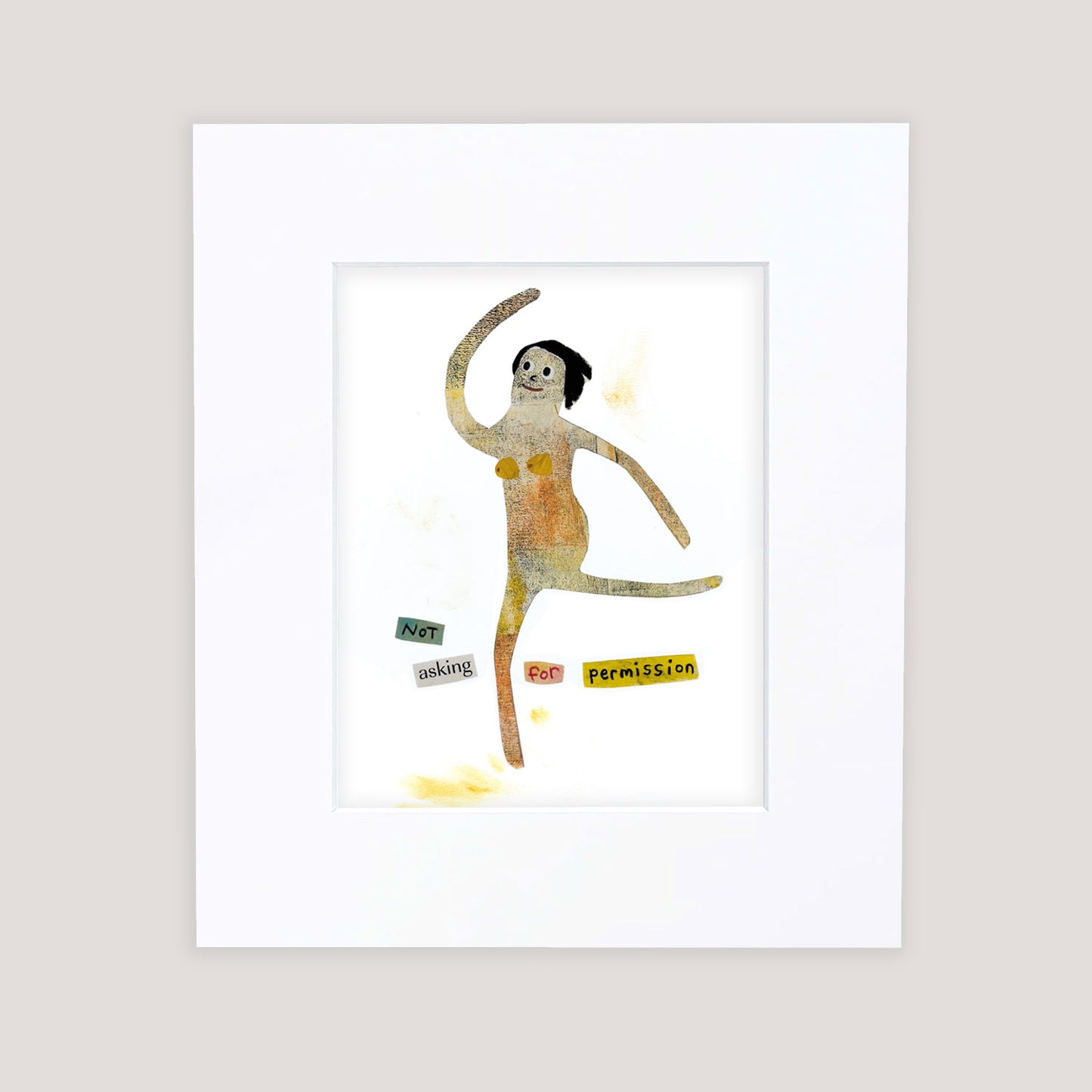 "Not Asking for Permission" Matted Print