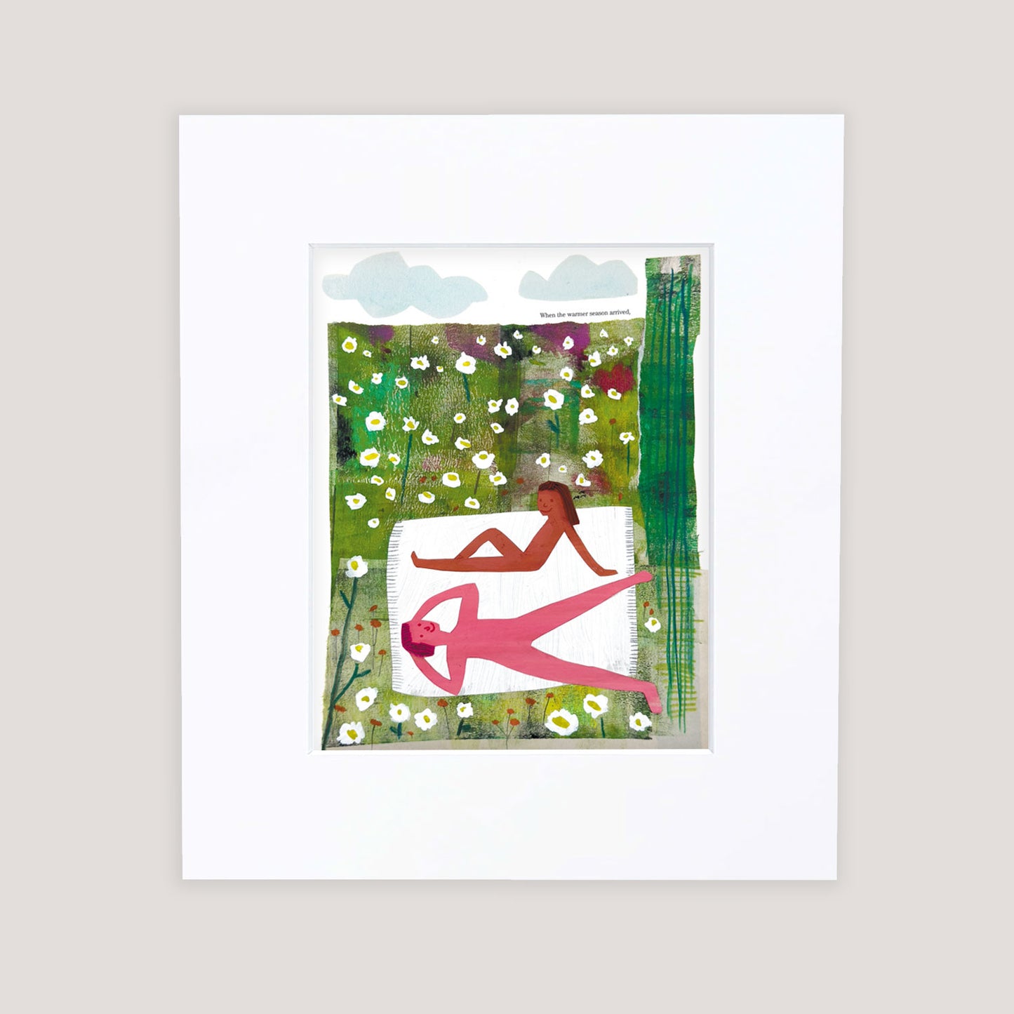 "The Warmer Season" Matted Print
