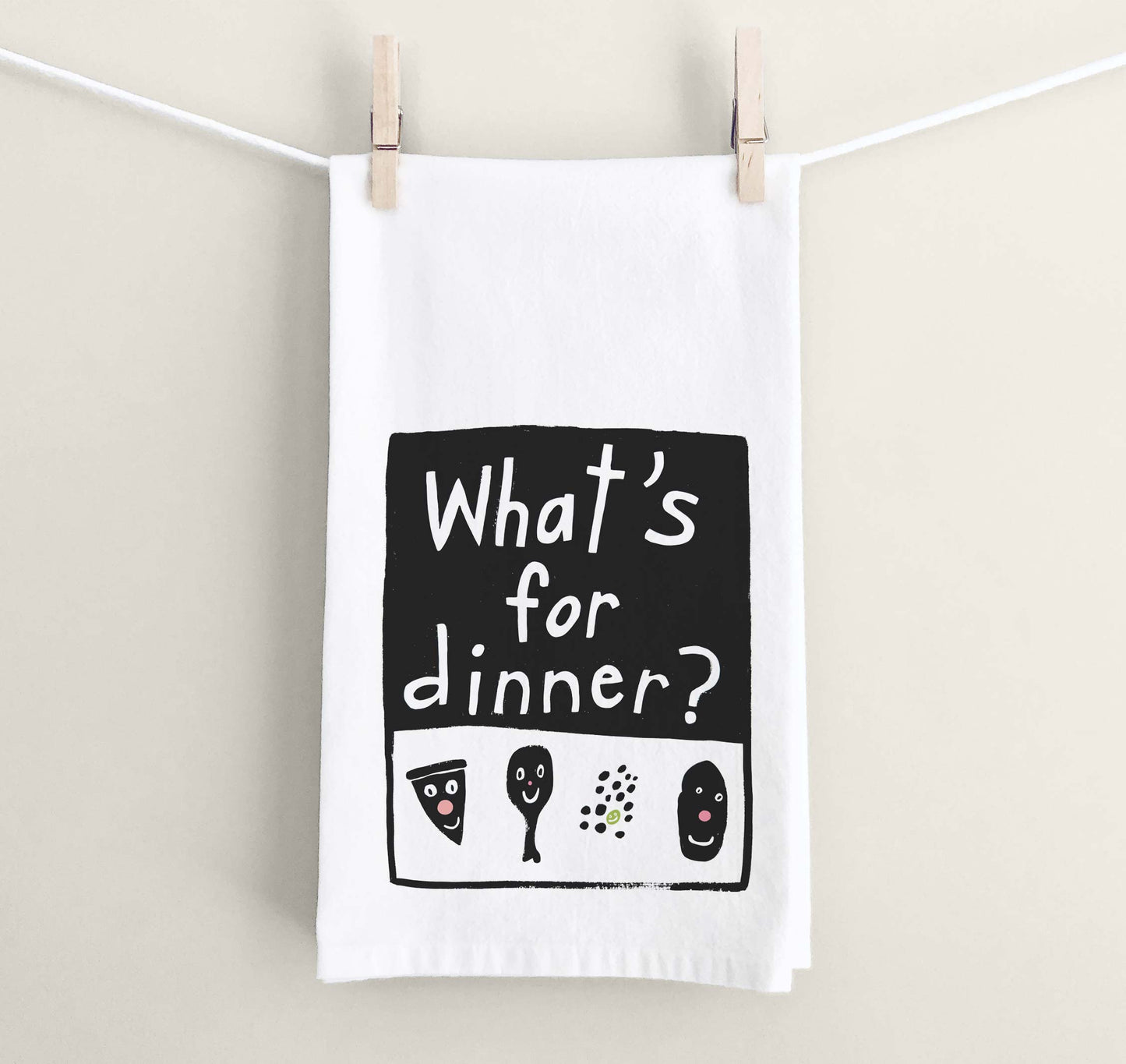 What's for Dinner? Tea Towel