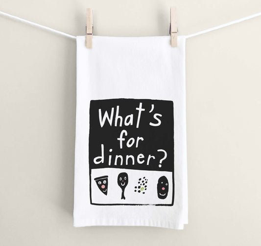 What's for Dinner? Tea Towel